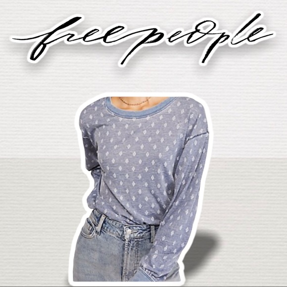 Free People Tops - NWT Free People “Arielle” Long Sleeve Top 🌸